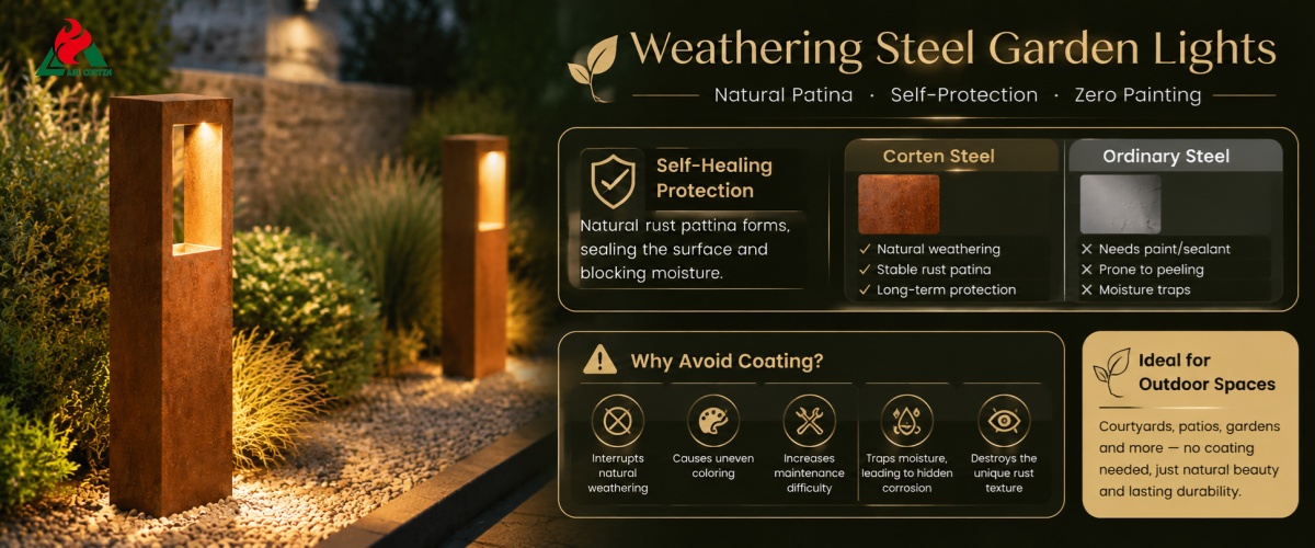 Most Outdoor Lights Require Neither Painting Nor Sealing